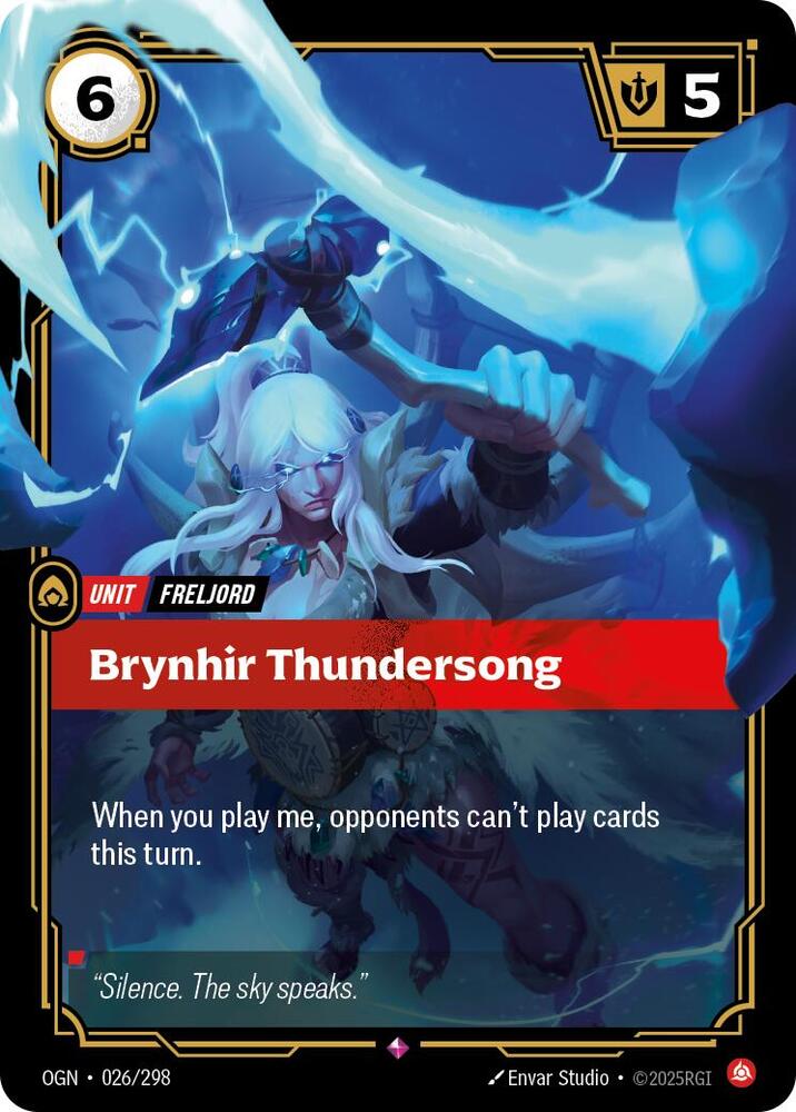 Brynhir Thundersong Riftbound Origins 026/298
