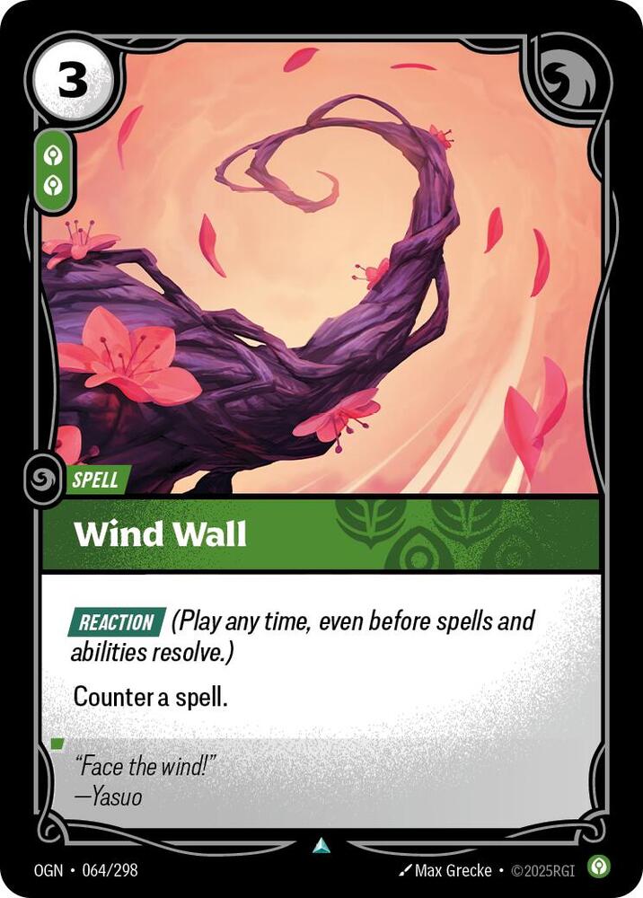 Wind Wall Riftbound Origins 064/298