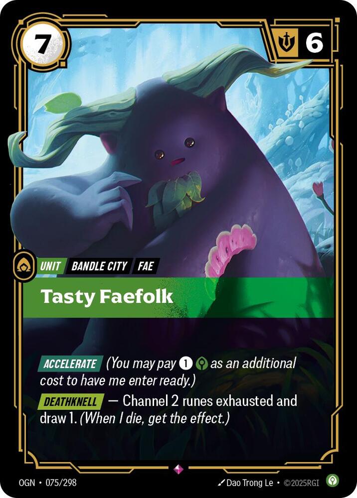 Tasty Faefolk Riftbound Origins 075/298