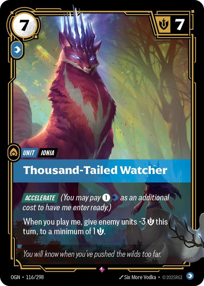 Thousand-Tailed Watcher Riftbound Origins 116/298