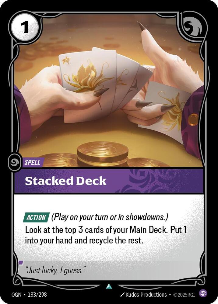 Stacked Deck Riftbound Origins 183/298