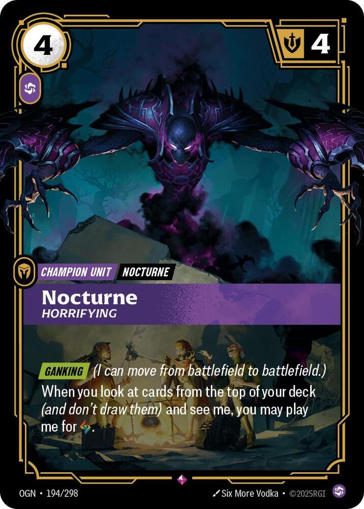 Nocturne Horrifying Riftbound Origins 194/298