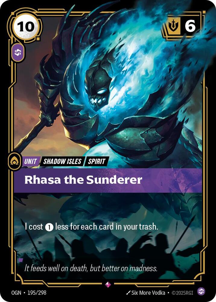 Rhasa the Sunderer Riftbound Origins 195/298