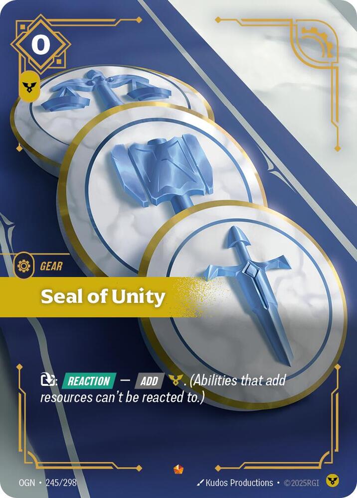 Seal of Unity Riftbound Origins 245/298