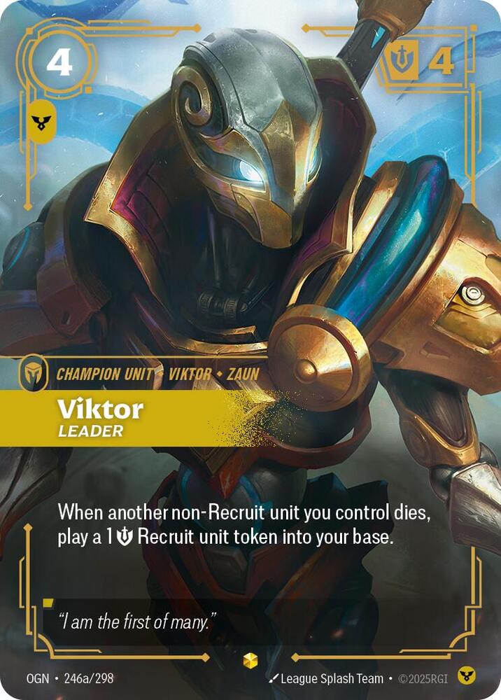 Viktor Leader Alternate Art Riftbound Origins 246a/298