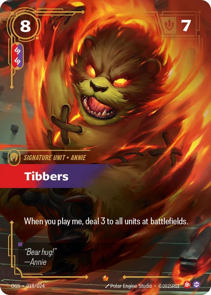Tibbers Riftbound Origins Proving Grounds 018/024
