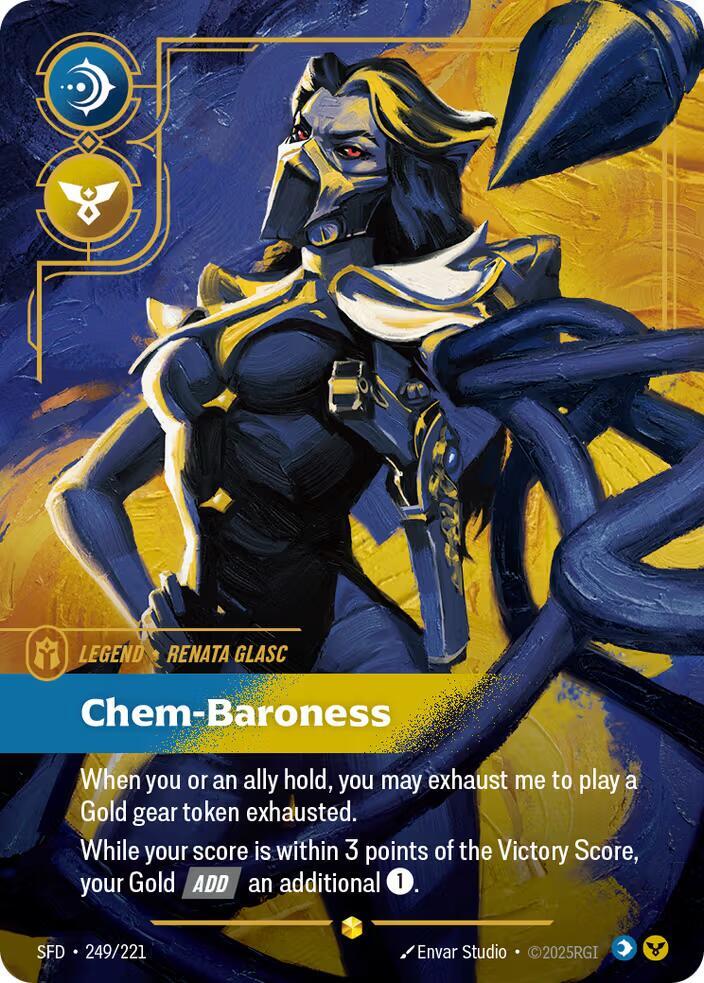 Renata Glasc Chem-Baroness Overnumbered Riftbound Spiritforged 249/221