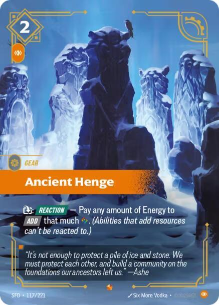 Ancient Henge Riftbound Spiritforged 117/221