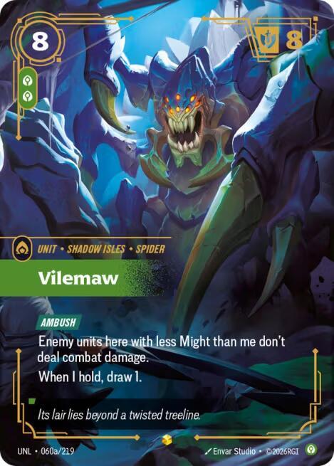Vilemaw Alternate Art Riftbound Unleashed 060a/219