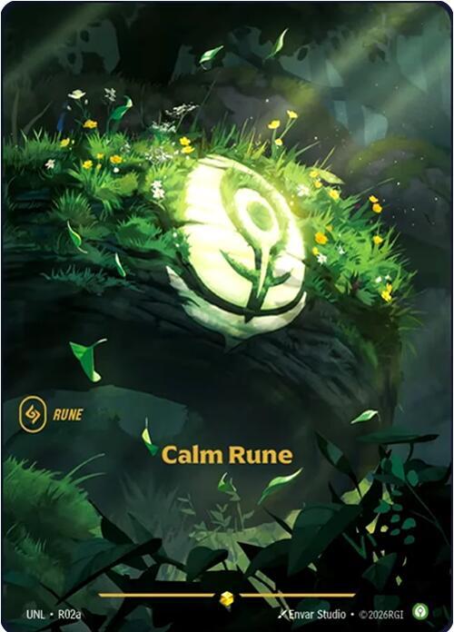 Calm Rune Alternate Art Riftbound Unleashed R02a