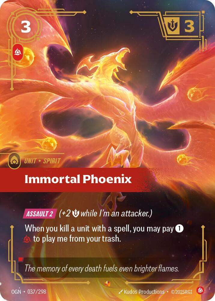 Immortal Phoenix Riftbound Origins 037/298