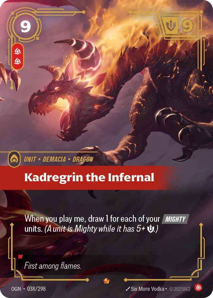 Kadregrin the Infernal Riftbound Origins 038/298