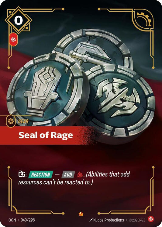 Seal of Rage Riftbound Origins 040/298