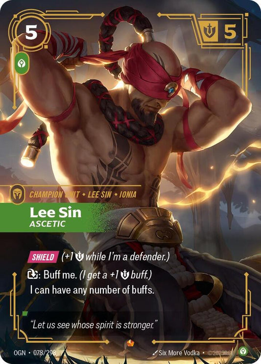 Lee Sin Ascetic Riftbound Origins 078/298