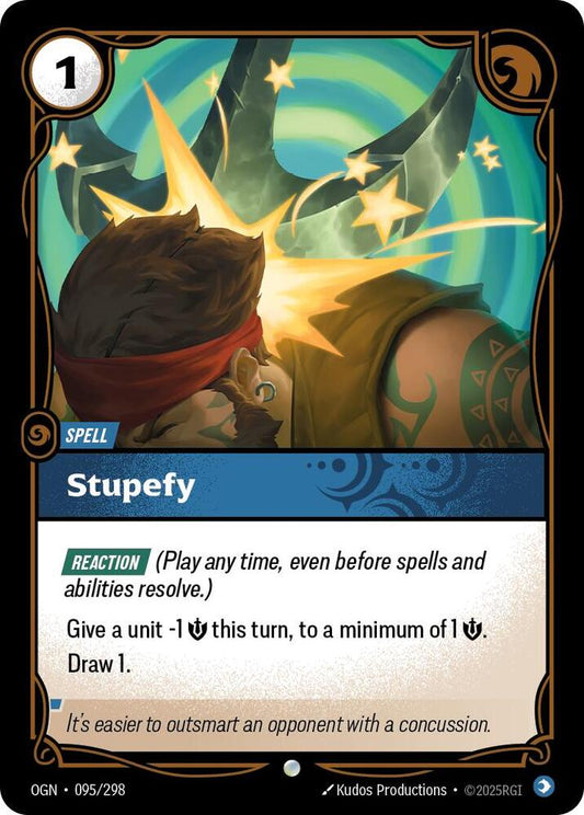Stupefy FOIL Riftbound Origins 095/298