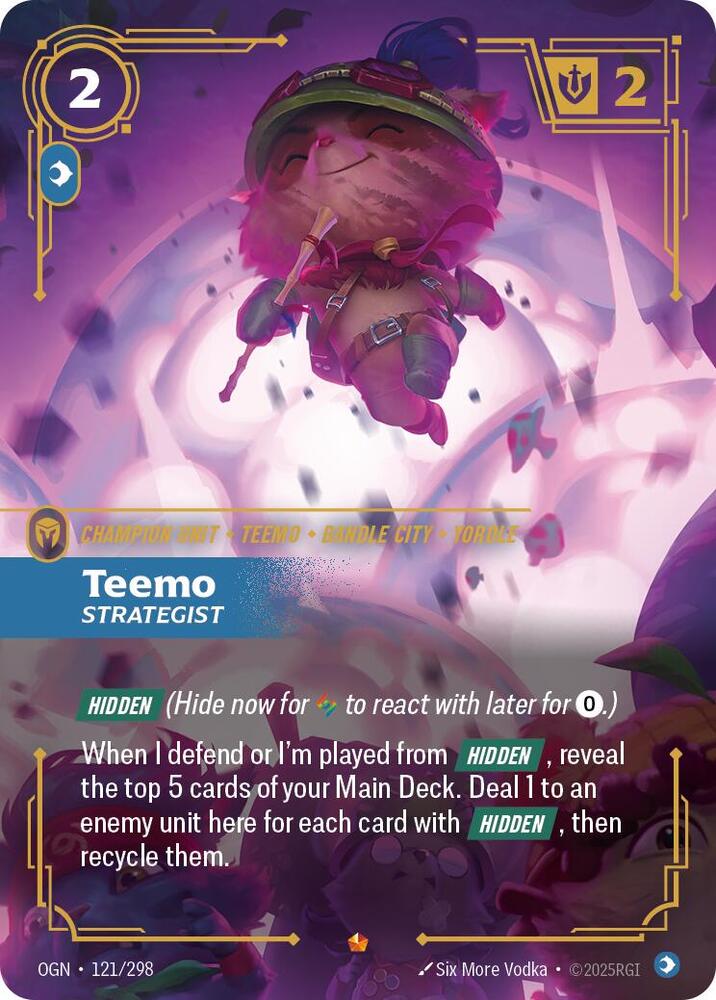 Teemo Strategist Riftbound Origins 121/298