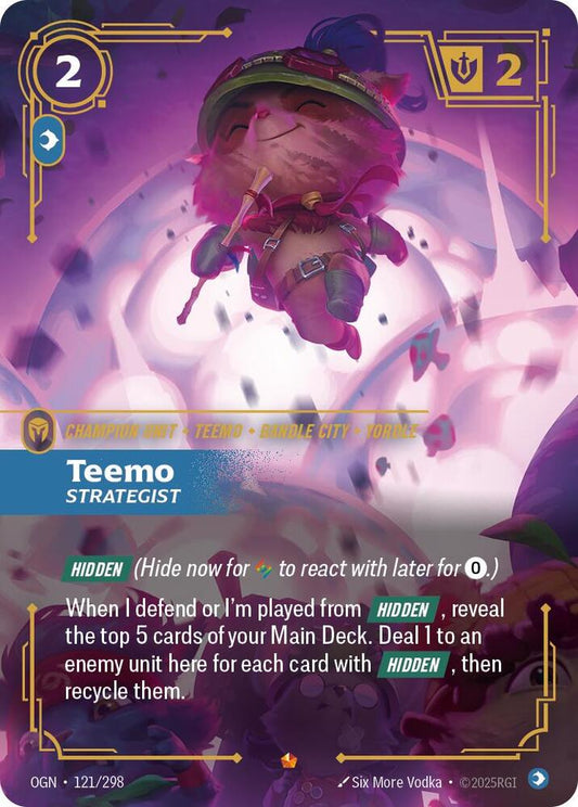 Teemo Strategist Riftbound Origins 121/298