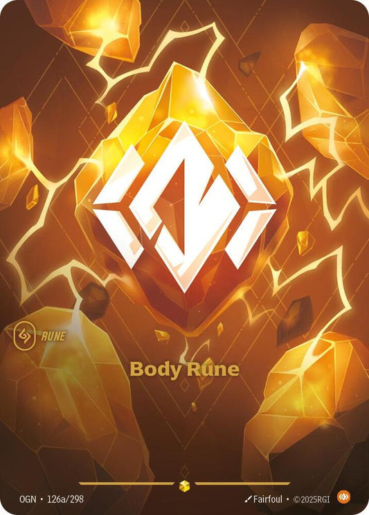 Body Rune Alternate Art Riftbound Origins 126a/298