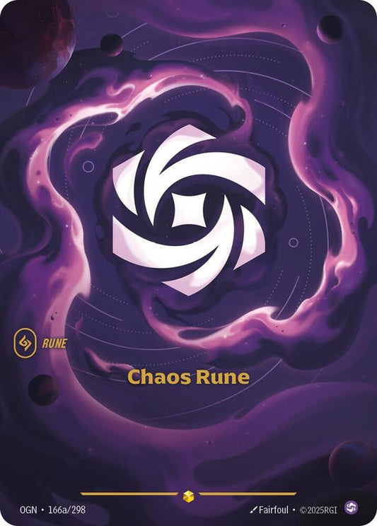 Chaos Rune Alternate Art Riftbound Origins 166a