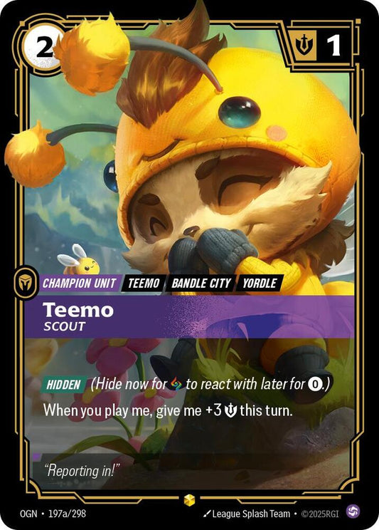 Teemo Scout Alternate Art Riftbound Origins 197a/298