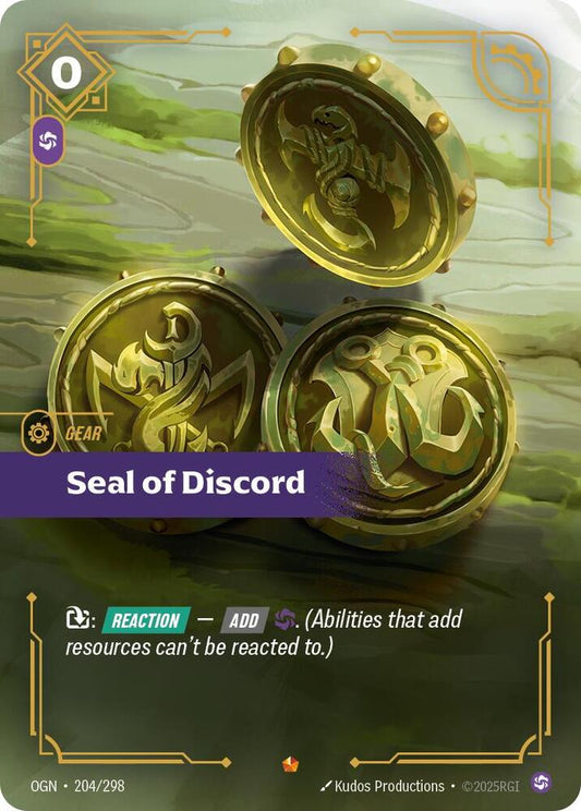 Seal of Discord Riftbound Origins 204/298