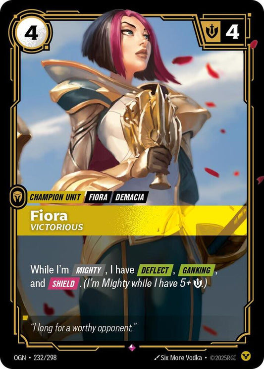Fiora Victorious Riftbound Origins 232/298