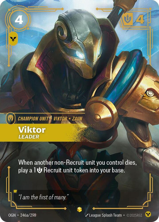 Viktor Leader Alternate Art Riftbound Origins 246a/298