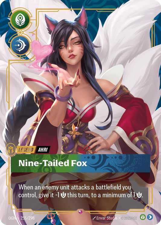 Ahri Nine-Tailed Fox Riftbound Origins 255/298