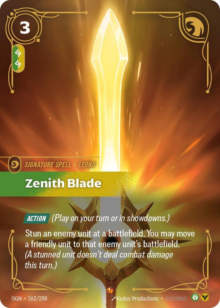 Zenith Blade Riftbound Origins 262/298