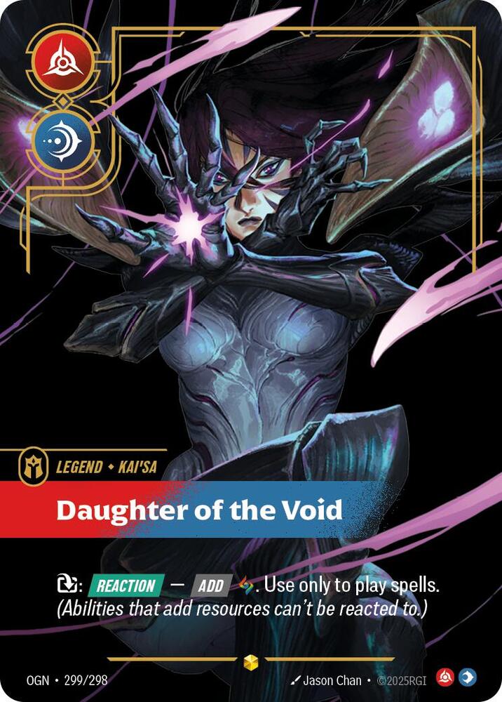 Kai’Sa Daughter of the Void Overnumbered Riftbound Origins 299/298