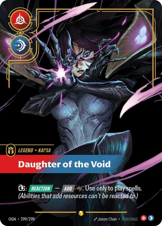 Kai’Sa Daughter of the Void Overnumbered Riftbound Origins 299/298