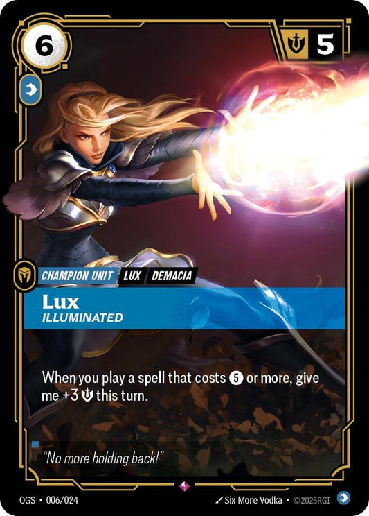 Lux Illuminated Riftbound Origins Proving Grounds 006/024
