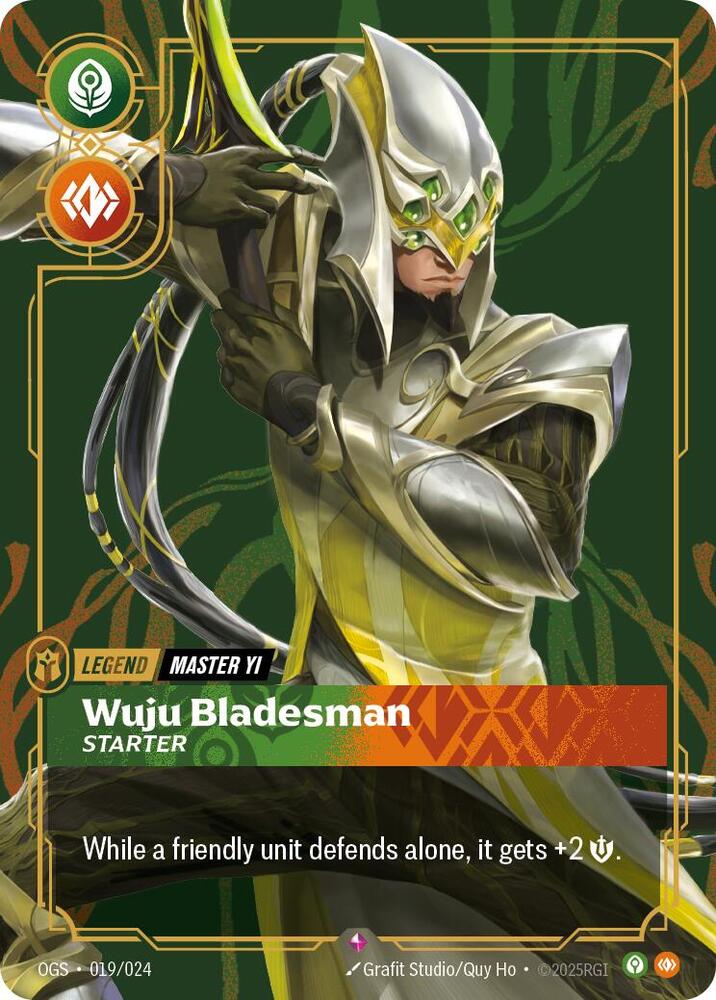 Master Yi Wuju Bladesman Riftbound Origins Proving Grounds 019/024
