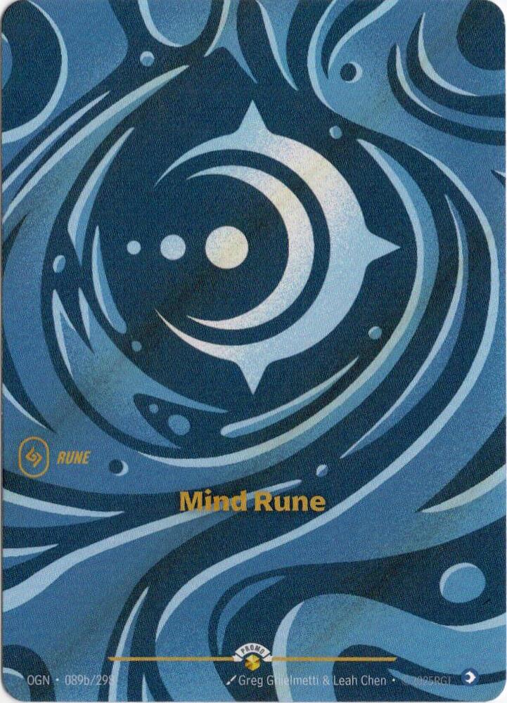 Mind Rune Riftbound Origins Nexus Night Promo 089b