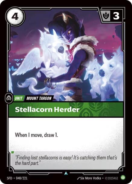 Stellacorn Herder FOIL Riftbound Spiritforged 048/221