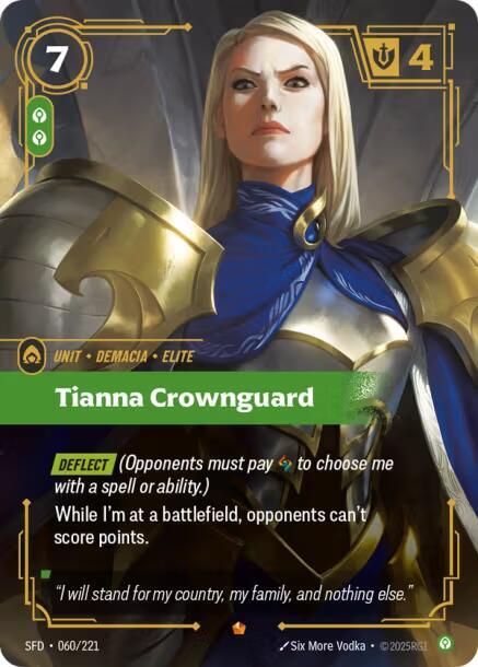 Tianna Crownguard Riftbound Spiritforged 060/221