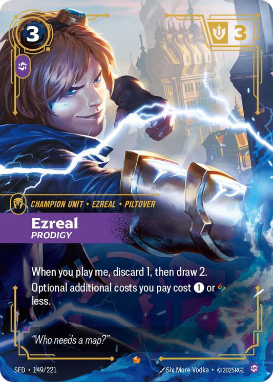 Ezreal Prodigy Riftbound Spiritforged 149/221