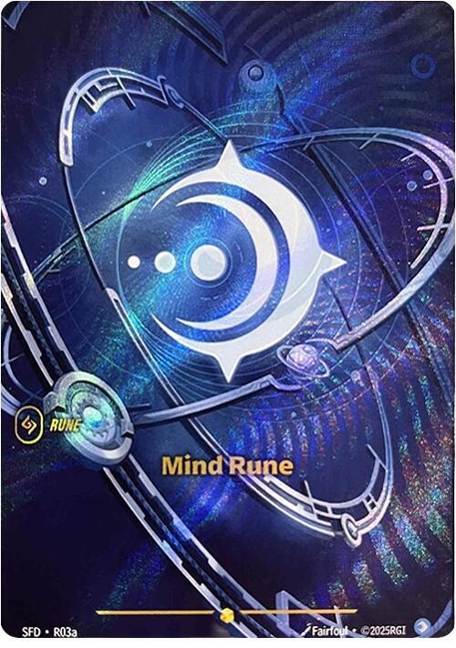 Mind Rune Alternate Art Riftbound Spiritforged R03a
