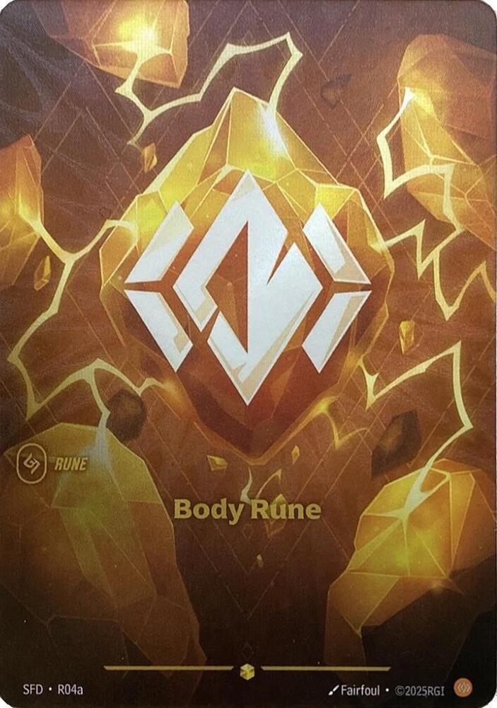Body Rune Alternate Art Riftbound Spiritforged R04a