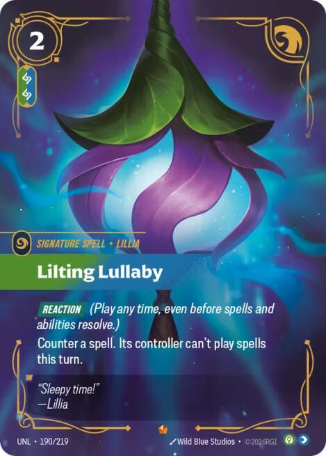 Lilting Lullaby Riftbound Unleashed 190/219
