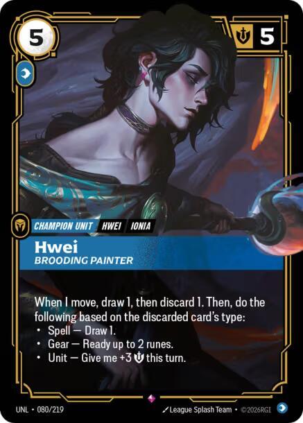 Hwei Brooding Painter Riftbound Unleashed 080/219