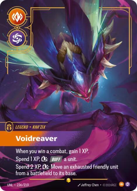 Kha'zix Voidreaver Overnumbered Riftbound Unleashed 236/219