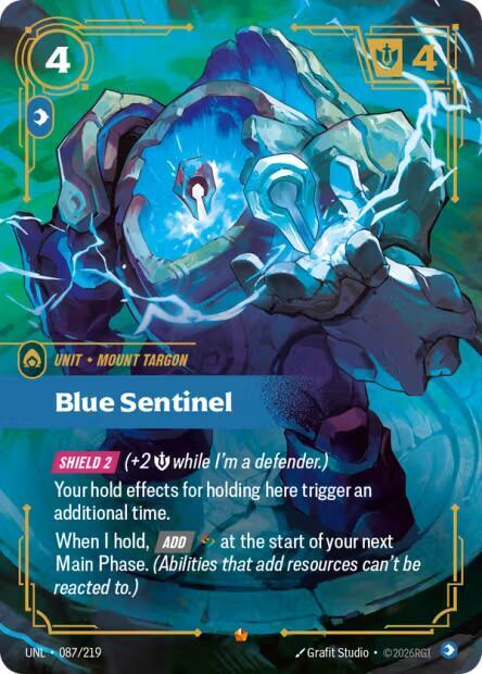 Blue Sentinel Riftbound Unleashed 087/219