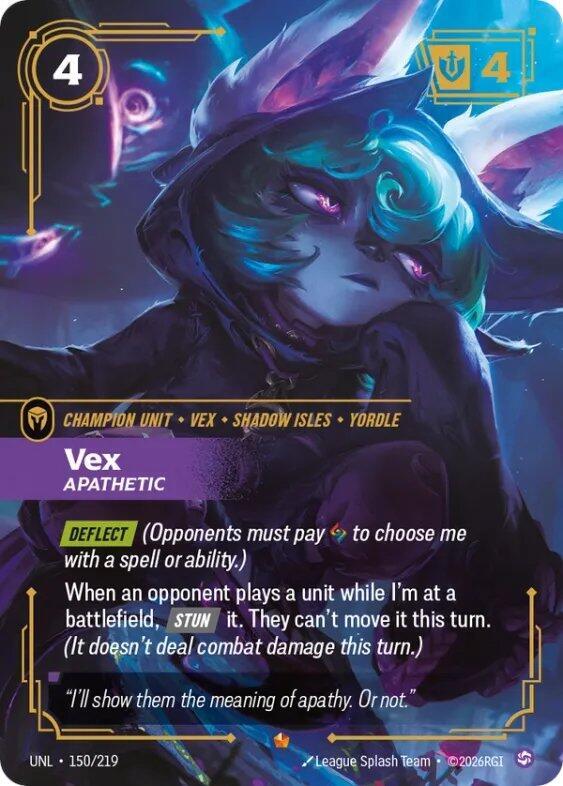 Vex Apathetic Riftbound Unleashed 150/219