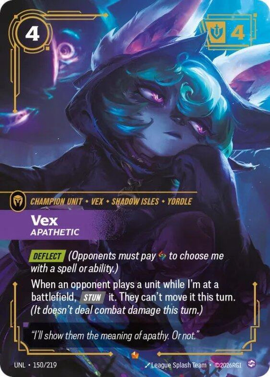 Vex Apathetic Riftbound Unleashed 150/219
