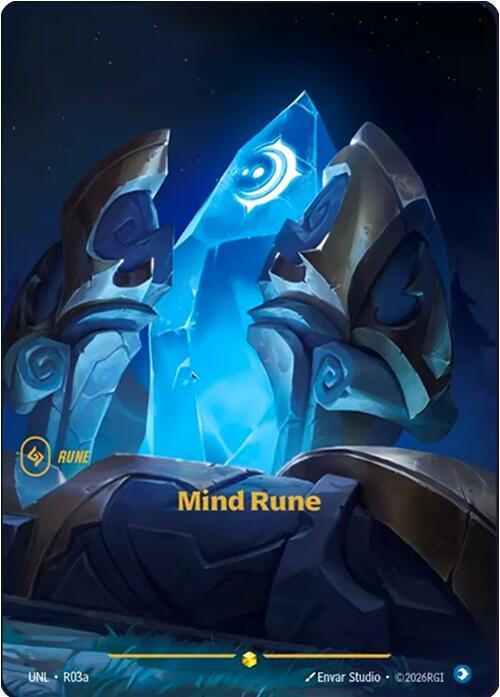 Mind Rune Alternate Art Riftbound Unleashed R03a