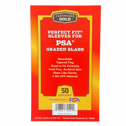 Cardboard Gold PSA Slab Perfect Fit Sleeves